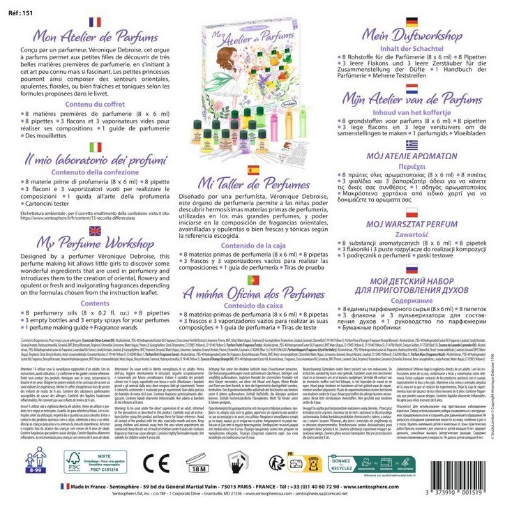 Mon atelier de Parfums - SENTOSPHERE - Initiation a l'art de composer des parfums - Des 8 ans Mon atelier de Parfums - SENTOSPHERE - Initiation a l'art de composer des parfums - Des 8 ans