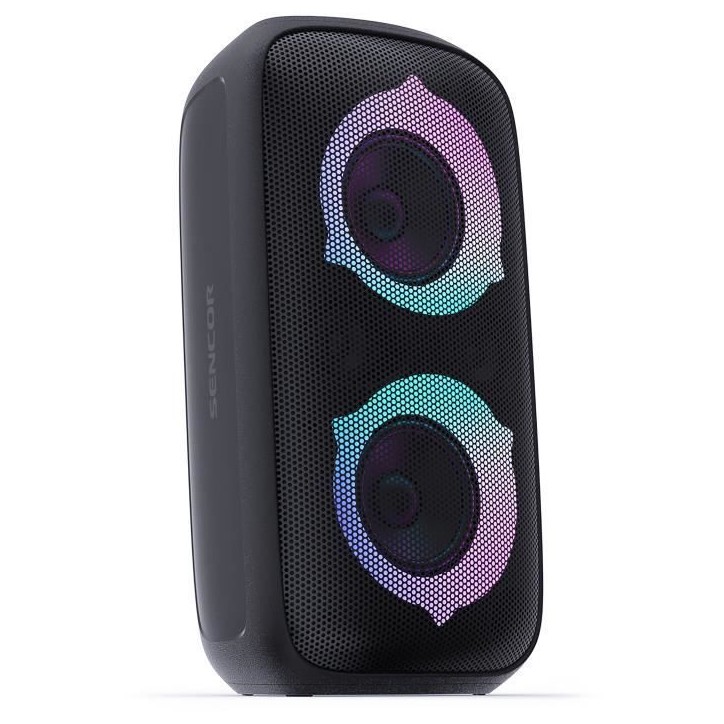 Enceinte Bluetooth - SENCOR - SSS 3500 - 80 W - 4 haut-parleurs - IPX4 - Noir Enceinte Bluetooth - SENCOR - SSS 3500 - 80 W - 4 haut-parleurs - IPX4 - Noir