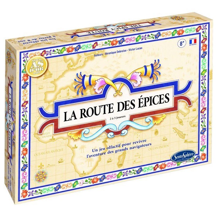 Jeu de société - SENTOSPHERE - La route des épices - A la conquete de nouveau territoire - Des 7 ans Jeu de société - SENTOSPHERE - La route des épices - A la conquete de nouveau territoire - Des 7 ans