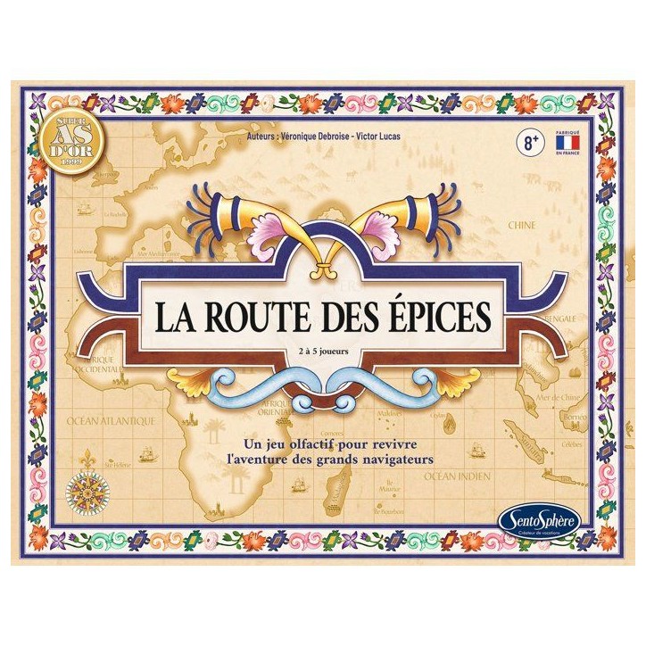 Jeu de société - SENTOSPHERE - La route des épices - A la conquete de nouveau territoire - Des 7 ans Jeu de société - SENTOSPHERE - La route des épices - A la conquete de nouveau territoire - Des 7 ans