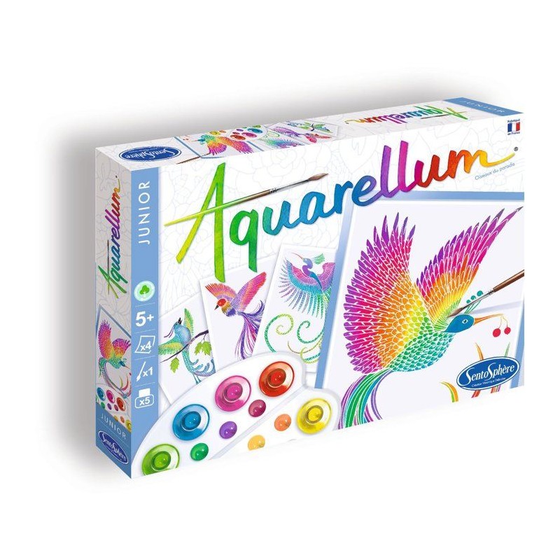 Peinture aquerelle - SENTOSPHERE - Aquarellum Junior - Oiseaux du Para