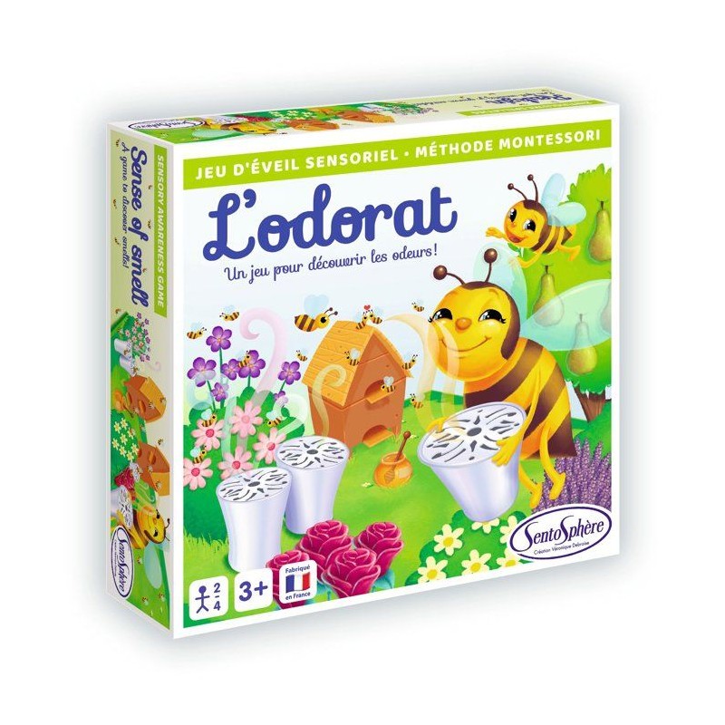 Jeu Sensoriel - SENTOSPHERE - L'Odorat - Associer une odeur a une imag