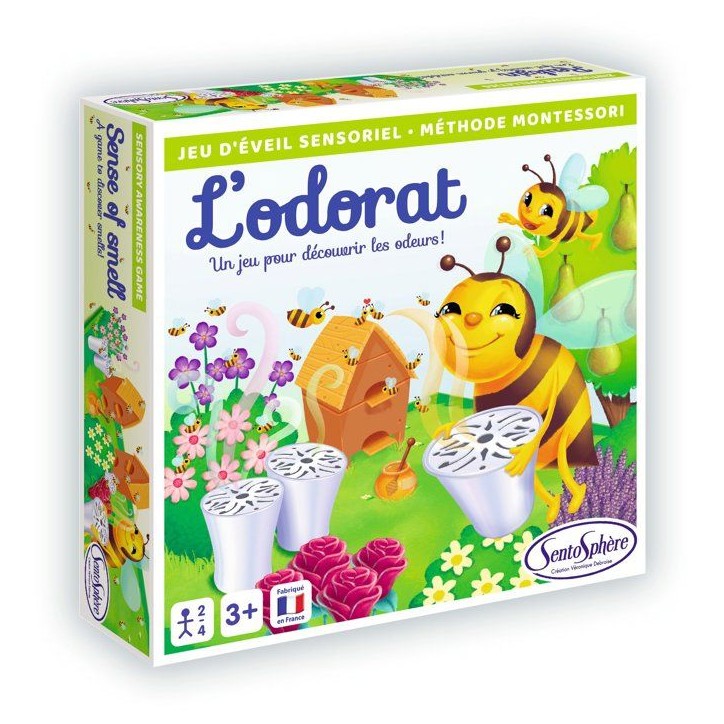 Jeu Sensoriel - SENTOSPHERE - L'Odorat - Associer une odeur a une image - Des 3 ans Jeu Sensoriel - SENTOSPHERE - L'Odorat - Associer une odeur a une image - Des 3 ans