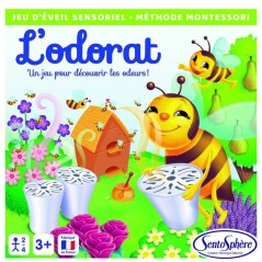 Jeu Sensoriel - SENTOSPHERE - L'Odorat - Associer une odeur a une imag