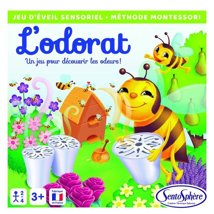 Jeu Sensoriel - SENTOSPHERE - L'Odorat - Associer une odeur a une image - Des 3 ans Jeu Sensoriel - SENTOSPHERE - L'Odorat - Associer une odeur a une image - Des 3 ans