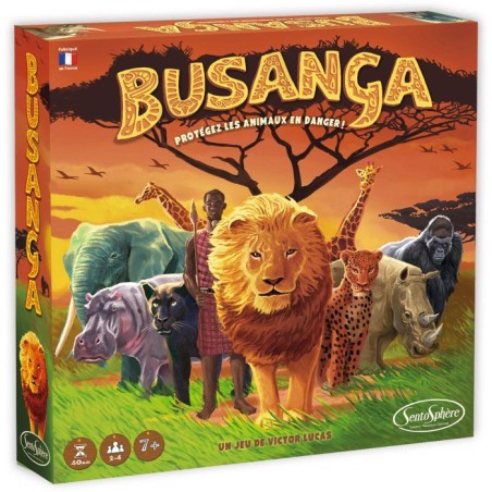 Jeu de société - SENTOSPHERE - Busunga - Sauve les 8 especes en voie