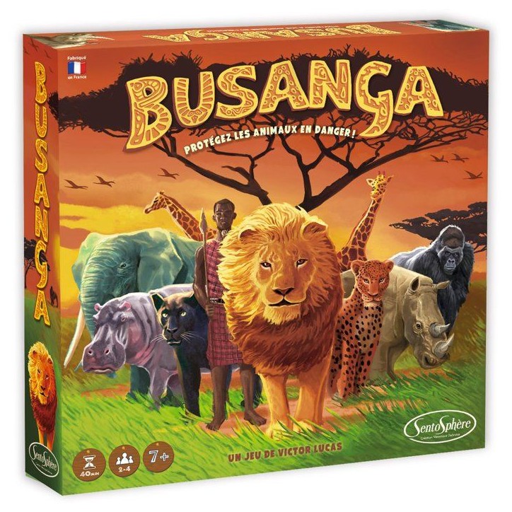 Jeu de société - SENTOSPHERE - Busunga - Sauve les 8 especes en voie de disparition - Des 7 ans Jeu de société - SENTOSPHERE - Busunga - Sauve les 8 especes en voie de disparition - Des 7 ans