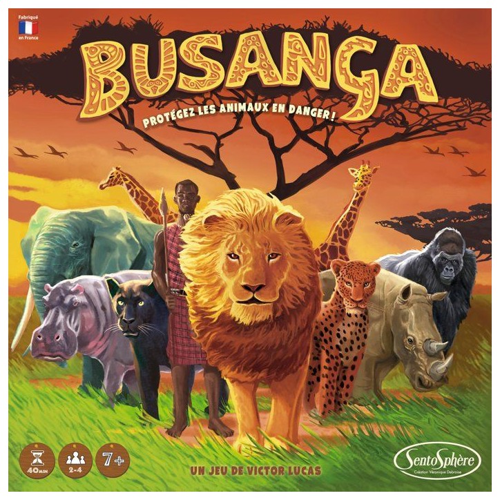 Jeu de société - SENTOSPHERE - Busunga - Sauve les 8 especes en voie de disparition - Des 7 ans Jeu de société - SENTOSPHERE - Busunga - Sauve les 8 especes en voie de disparition - Des 7 ans