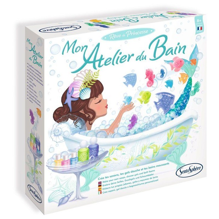 Mon atelier du Bain - SENTOSPHERE - Activités Ludiques et Educatives - Savons et bains moussants - Des 8 ans Mon atelier du Bain - SENTOSPHERE - Activités Ludiques et Educatives - Savons et bains moussants - Des 8 ans