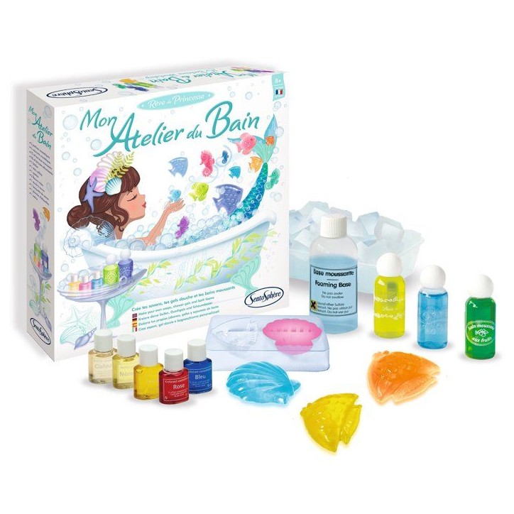 Mon atelier du Bain - SENTOSPHERE - Activités Ludiques et Educatives - Savons et bains moussants - Des 8 ans Mon atelier du Bain - SENTOSPHERE - Activités Ludiques et Educatives - Savons et bains moussants - Des 8 ans