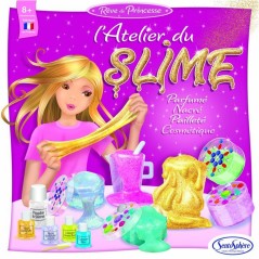 Kit loisir Créatif - SENTOSPHERE - L'atelier du Slime - Gomme D'origine Natuelle - Colorants Cosmétiques - Des 8 ans