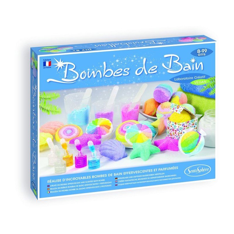 Bombes de Bain - SENTOSPHERE - Fabrique tes propres bombes ou galet ef