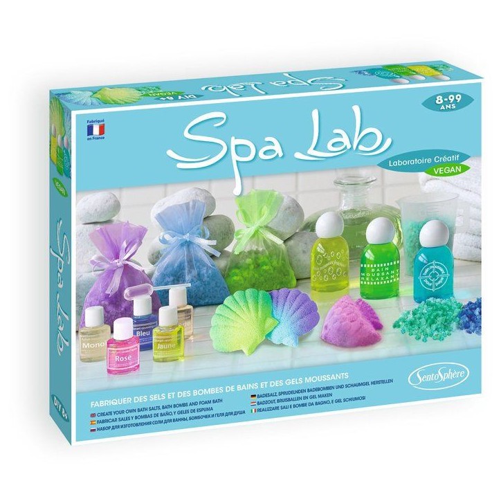 Création de cosmétique - SENTOSPHERE - Spa Lab - Pour une ambiance relaxante - Ingrédients végan - Mini laboratoire - Des 8 Création de cosmétique - SENTOSPHERE - Spa Lab - Pour une ambiance relaxante - Ingrédients végan - Mini laboratoire - Des 8