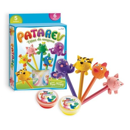 Pate a modeler - SENTOSPHERE - Patarev - Blister - Tetes de Crayon - 5