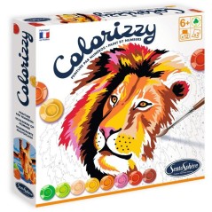 Peinture Acrylique - SENTOSPHERE - Colorizzy - Savane - Peinture a numéro pour jeunes artistes - Des 8 ans