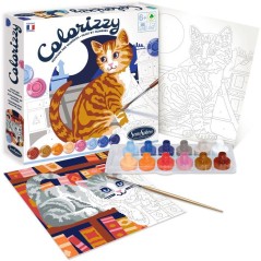 Peinture Acrylique - SENTOSPHERE - Colorizzy - Chats - Peinture a num