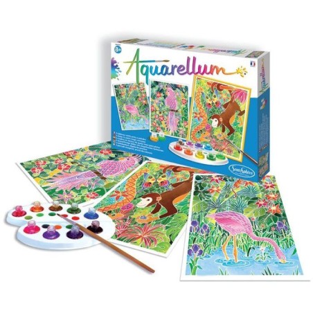 Peinture aquerelle - SENTOSPHERE - Aquarellum - Amazone - 9 couleurs -