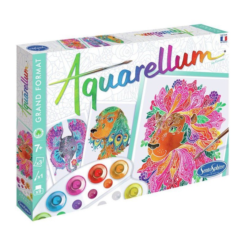 Peinture aquerelle - SENTOSPHERE - Aquarellum - Chimeres - 9 couleurs