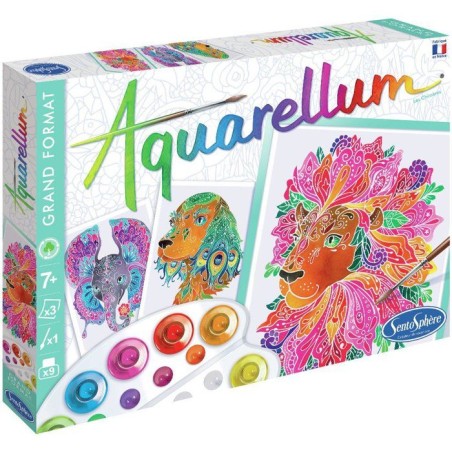 Peinture aquerelle - SENTOSPHERE - Aquarellum - Chimeres - 9 couleurs