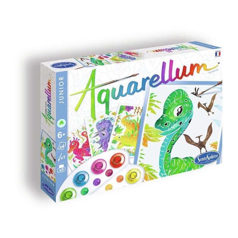 Peinture aquerelle - SENTOSPHERE - Aquarellum Junior - Dinosaures - 5