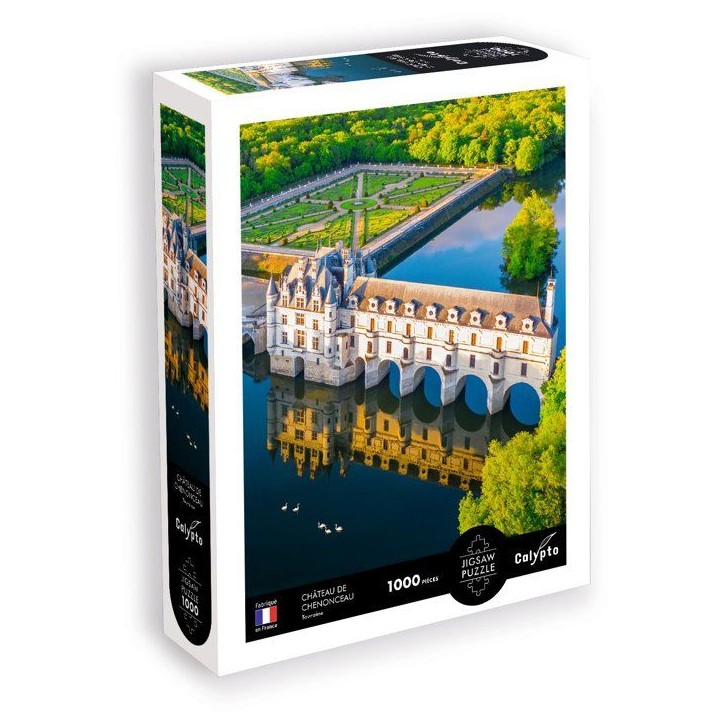 Puzzle - SENTOSPHERE - Calypto - 1000 pieces - Château de Chenonceau - Touraine - Toucher soyeux - Des 9 ans Puzzle - SENTOSPHERE - Calypto - 1000 pieces - Château de Chenonceau - Touraine - Toucher soyeux - Des 9 ans
