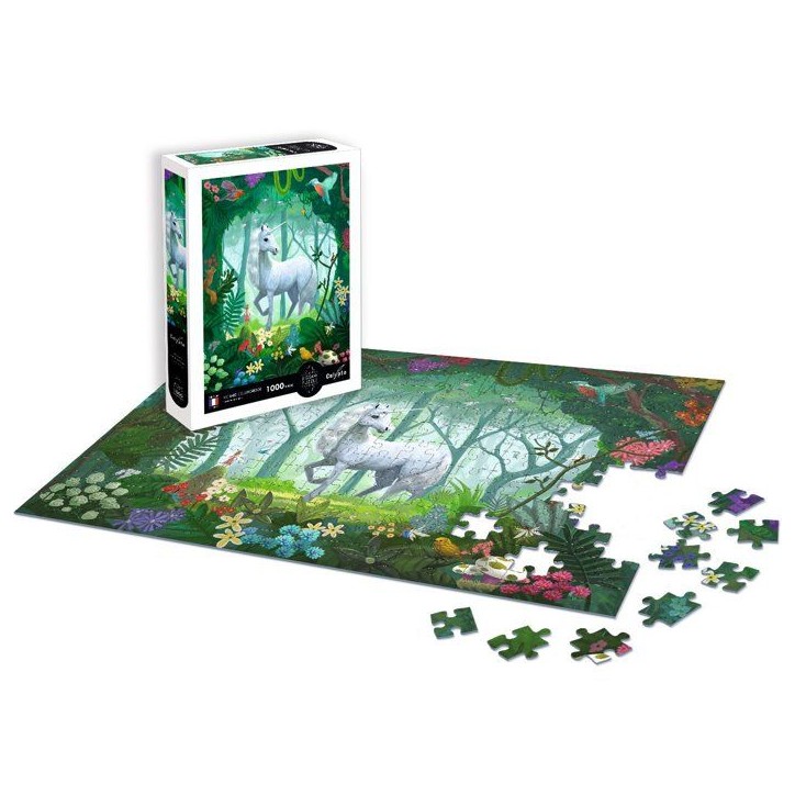 Puzzle - SENTOSPHERE - Calypto - 1000 pieces - Foret enchantée - Richard Collingridge - Toucher soyeux - Des 9 ans Puzzle - SENTOSPHERE - Calypto - 1000 pieces - Foret enchantée - Richard Collingridge - Toucher soyeux - Des 9 ans