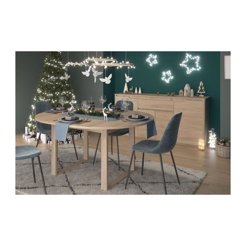 Ensemble buffet et table ronde extensible - BETTY - Chene - PARISOT Ensemble buffet et table ronde extensible - BETTY - Chene - PARISOT