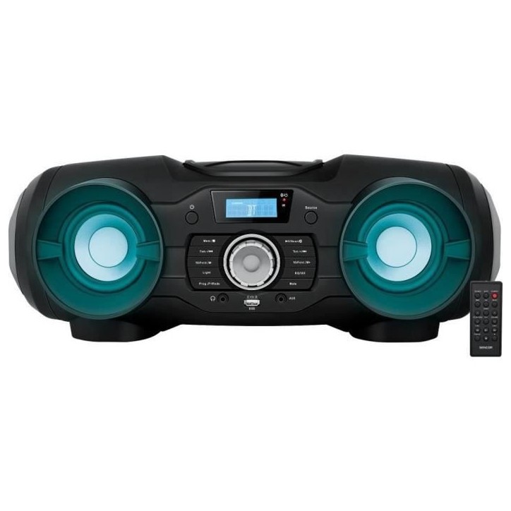 Boombox avec CD, BT, MP3, USB, AUX et radio FM - Sencor - SPT 5800 Boombox avec CD, BT, MP3, USB, AUX et radio FM - Sencor - SPT 5800