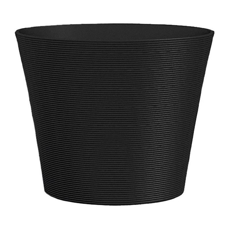 Pot de fleurs - GARDEN ID - Green Care Sense Noir-Anthracite - 50 x 41 Pot de fleurs - GARDEN ID - Green Care Sense Noir-Anthracite - 50 x 41