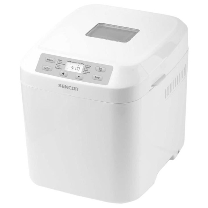 Machine a pain - SENCOR - SBR 1040WH - 550 W - Blanc Machine a pain - SENCOR - SBR 1040WH - 550 W - Blanc