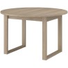Table a manger extensible - BETTY - Ronde - Décor chene - 4 / 6 perso