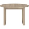 Table a manger extensible - BETTY - Ronde - Décor chene - 4 / 6 perso