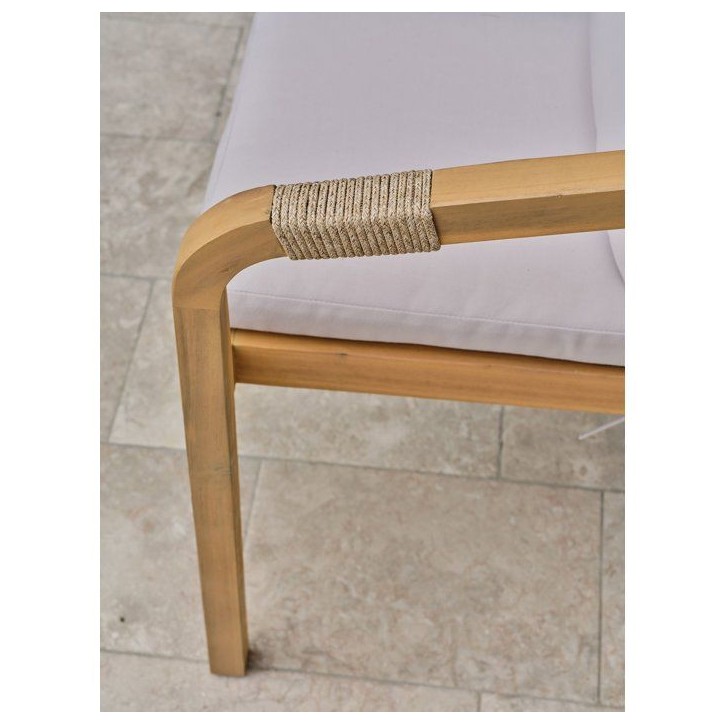 Lot de 2 fauteuils de jardin - DCB GARDEN - Serena-FT