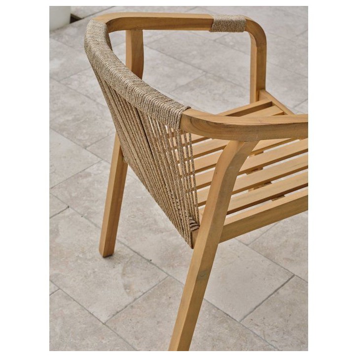 Lot de 2 fauteuils de jardin - DCB GARDEN - Serena-FT