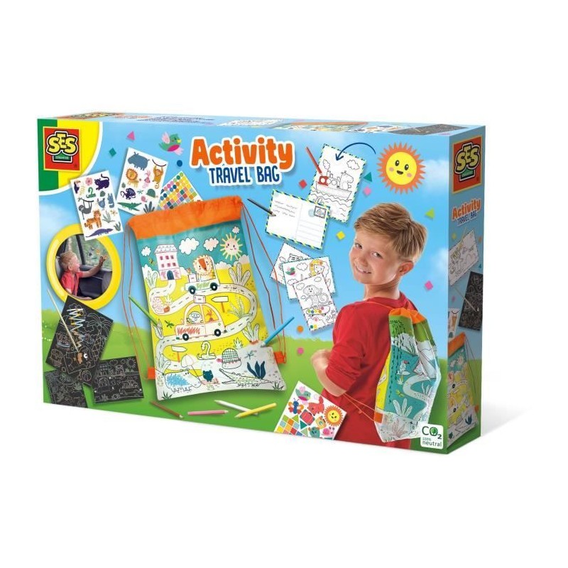 Sac de voyage et activités - SES CREATIVE - Débordant de jeux et d'a