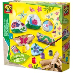Kit créatif - SES CREATIVE - Décorer les pierres et le bois flotté