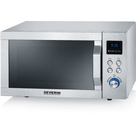 Micro-ondes combiné - SEVERIN - MW 7774 - Inox - 25 L - 48,3 x 43,5 x 28,1 cm