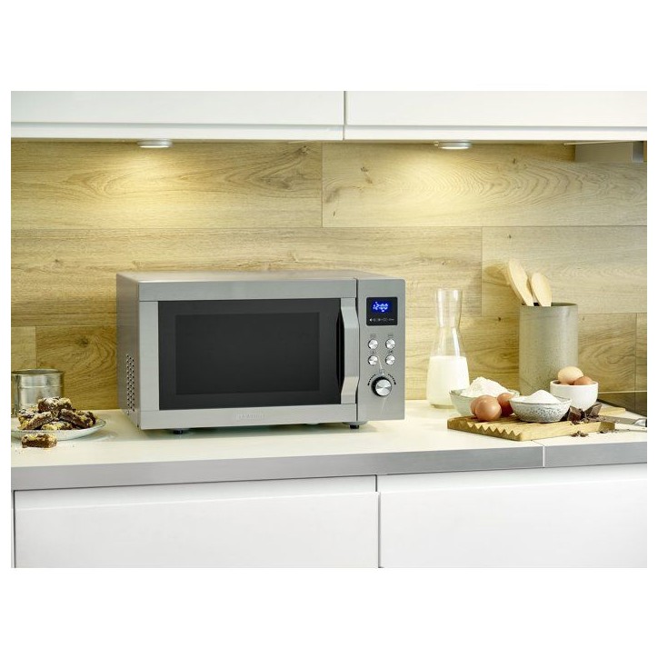 Micro-ondes combiné - SEVERIN - MW 7774 - Inox - 25 L - 48,3 x 43,5 x 28,1 cm Micro-ondes combiné - SEVERIN - MW 7774 - Inox - 25 L - 48,3 x 43,5 x 28,1 cm