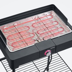 Barbecue électrique sur pieds - SEVERIN - PG8566 - 2200 W - Surface d