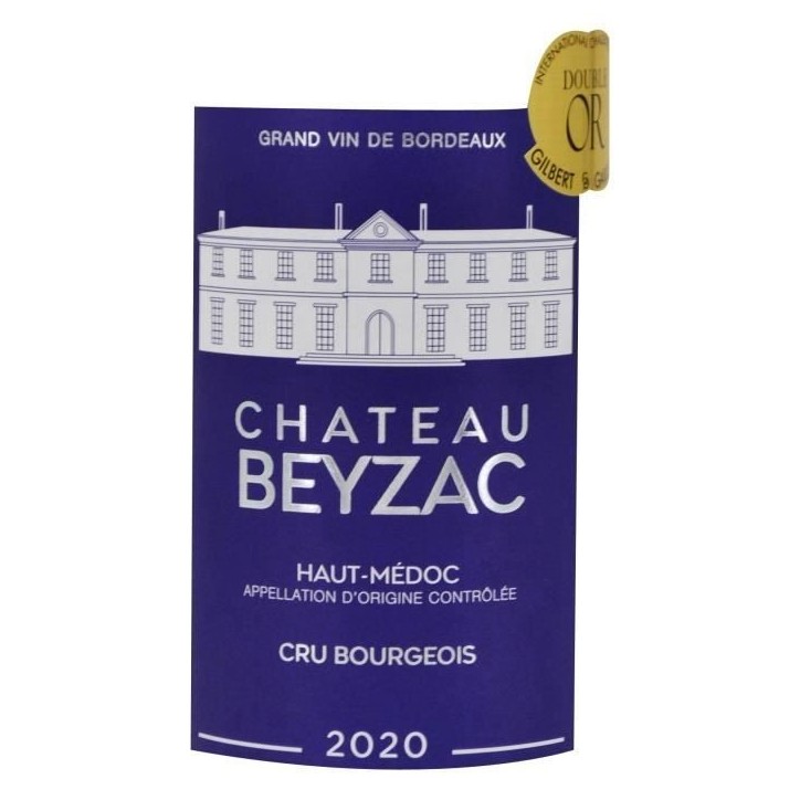 Château Beyzac 2020 Haut Médoc Cru Bourgeois - Vin rouge de Bordeaux