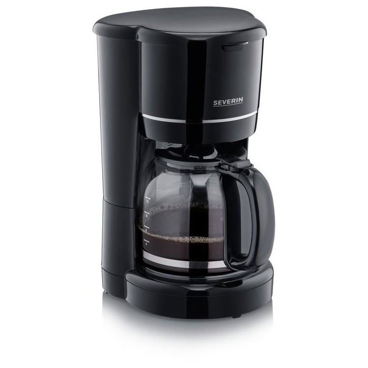 Cafetiere Filtre jusqu'a 10 tasses - SEVERIN - KA4320 - Systeme anti-goutte - Filtre permanent amovible - Plaque chauffante - No Cafetiere Filtre jusqu'a 10 tasses - SEVERIN - KA4320 - Systeme anti-goutte - Filtre permanent amovible - Plaque chauffante - No