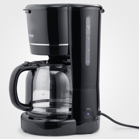 Cafetiere Filtre jusqu'a 10 tasses - SEVERIN - KA4320 - Systeme anti-goutte - Filtre permanent amovible - Plaque chauffante - No