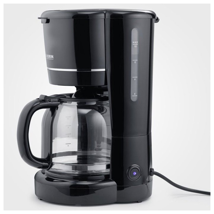 Cafetiere Filtre jusqu'a 10 tasses - SEVERIN - KA4320 - Systeme anti-goutte - Filtre permanent amovible - Plaque chauffante - No Cafetiere Filtre jusqu'a 10 tasses - SEVERIN - KA4320 - Systeme anti-goutte - Filtre permanent amovible - Plaque chauffante - No