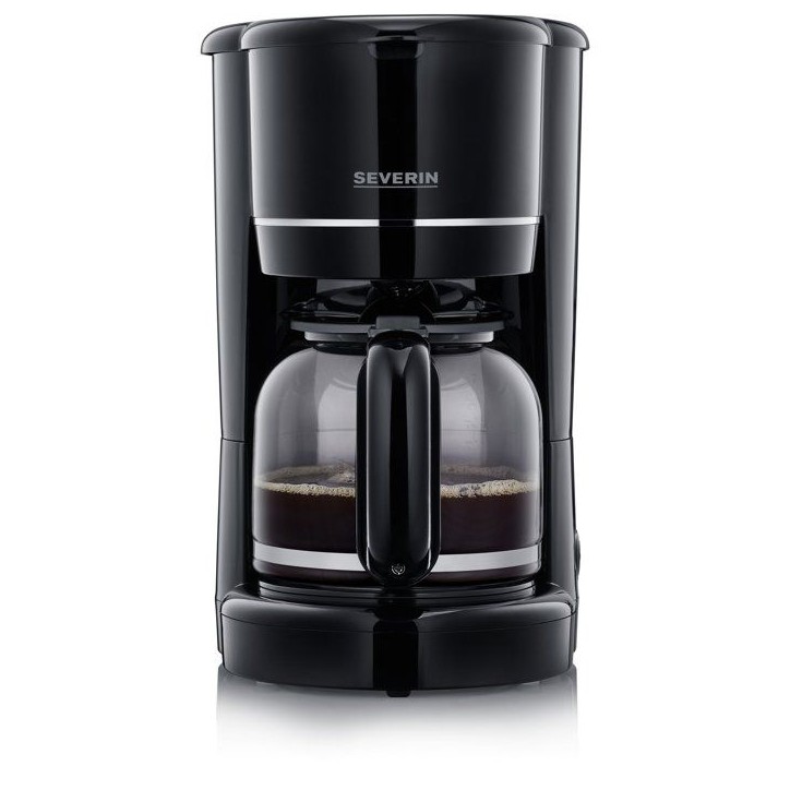Cafetiere Filtre jusqu'a 10 tasses - SEVERIN - KA4320 - Systeme anti-goutte - Filtre permanent amovible - Plaque chauffante - No Cafetiere Filtre jusqu'a 10 tasses - SEVERIN - KA4320 - Systeme anti-goutte - Filtre permanent amovible - Plaque chauffante - No