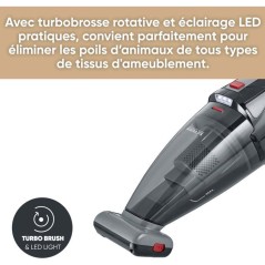SEVERIN HV7147 - Aspirateur a main et balai 2-en-1 - 5 500 Pa - 50 min