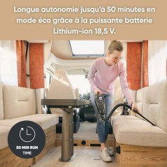 SEVERIN HV7147 - Aspirateur a main et balai 2-en-1 - 5 500 Pa - 50 min
