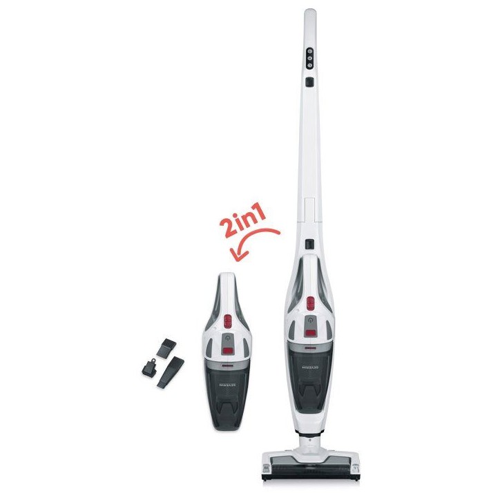 SEVERIN HV7173 - Aspirateur balai sans fil 2-en-1 pliable - 8 000 Pa - 32 min - 600 ml - Blanc SEVERIN HV7173 - Aspirateur balai sans fil 2-en-1 pliable - 8 000 Pa - 32 min - 600 ml - Blanc