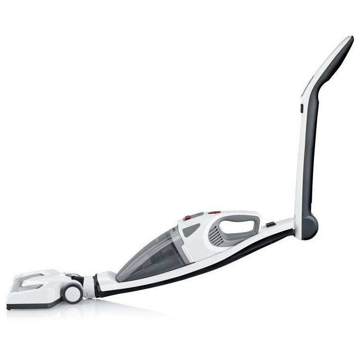 SEVERIN HV7173 - Aspirateur balai sans fil 2-en-1 pliable - 8 000 Pa - 32 min - 600 ml - Blanc SEVERIN HV7173 - Aspirateur balai sans fil 2-en-1 pliable - 8 000 Pa - 32 min - 600 ml - Blanc