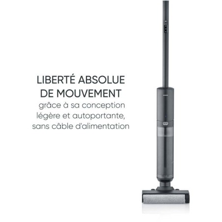 SEVERIN SC7177 - Nettoyeur de sol sans fil - 150 W - 20 min - 400 ml - 80 dB - Noir / Gris