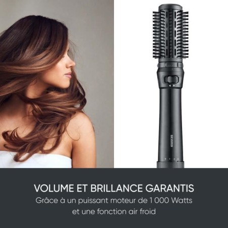 Brosse soufflante - SEVERIN - Styler multifonction avec revetement Céramique-Kératine - Auto-rotative - 3 embouts - 1000 W - N
